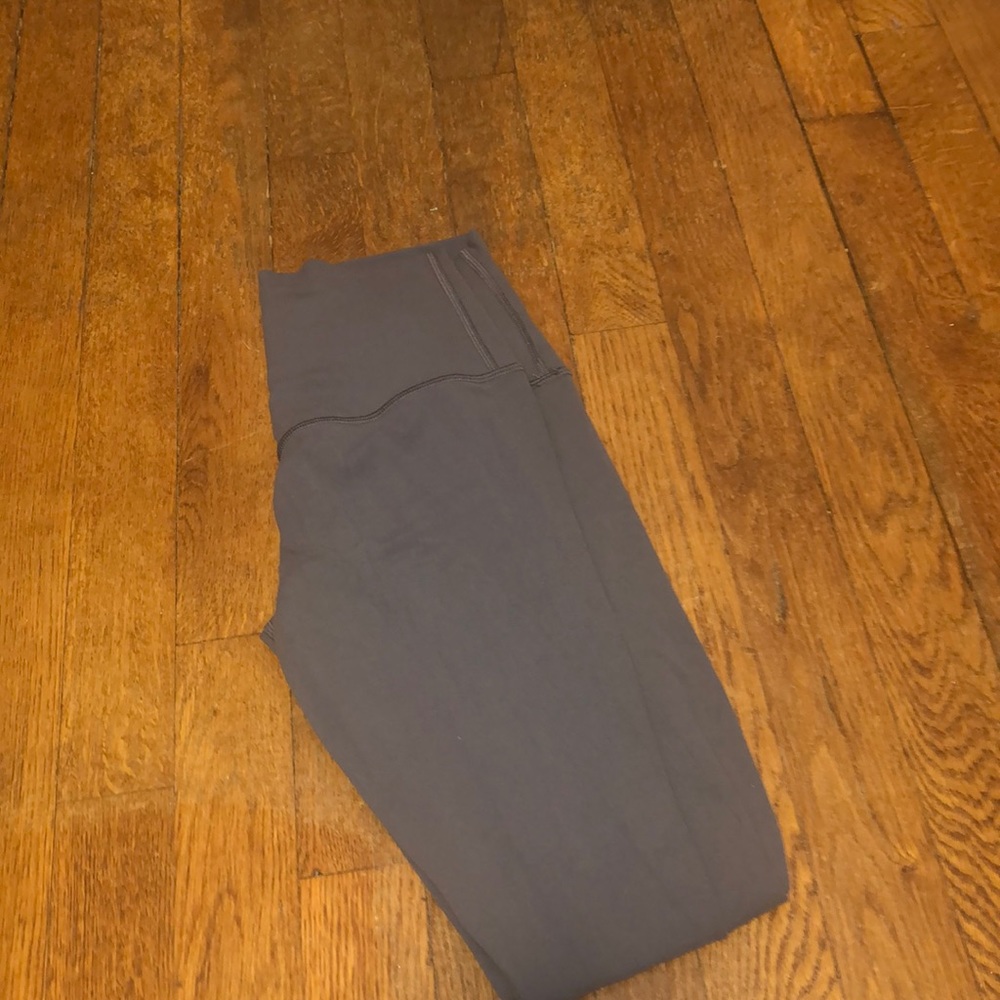 lululemon athletica gray high-waist leggings